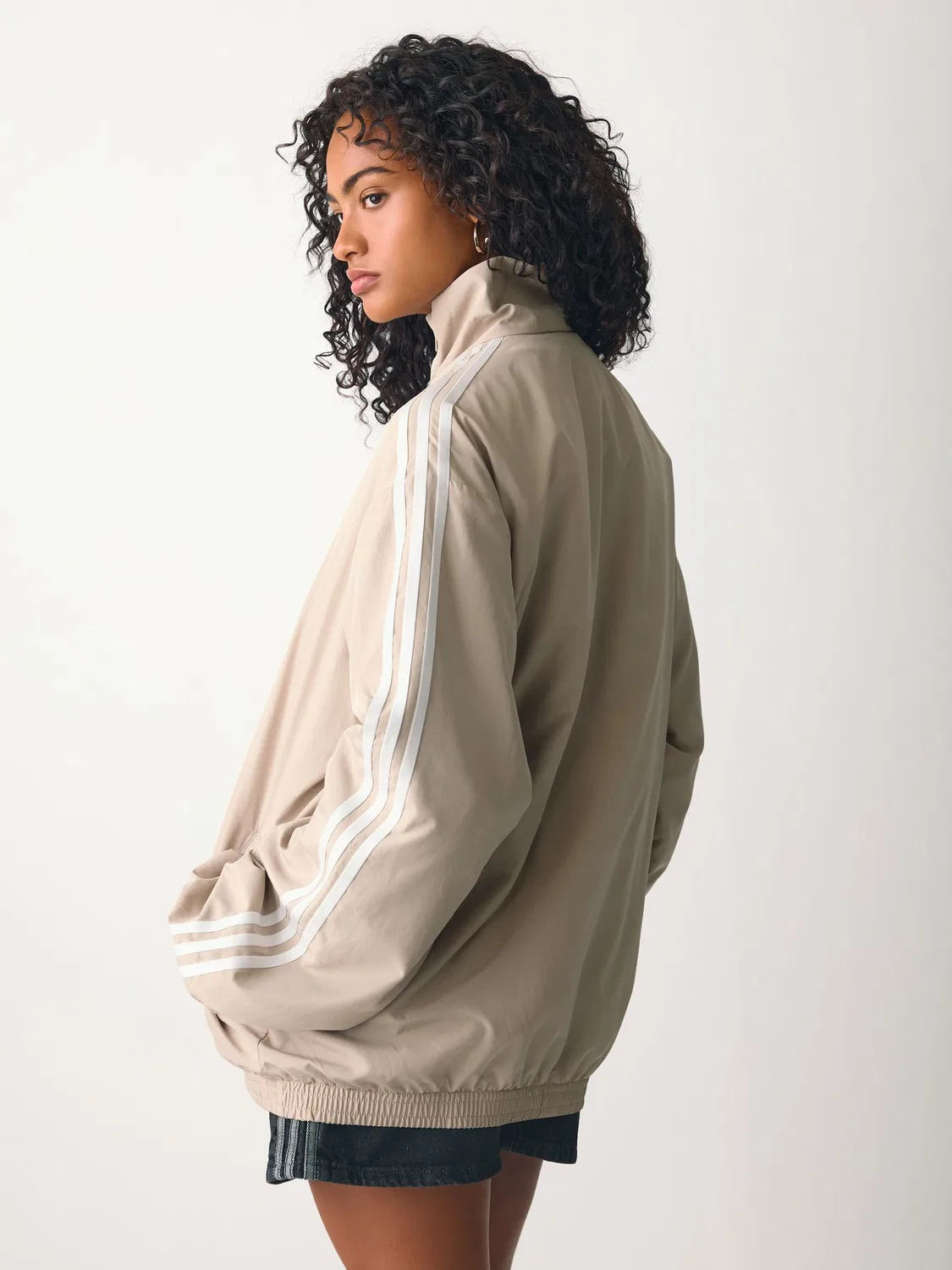 Толстовка Firebird Track Jacket, adidas Originals, коричневый — фото 4