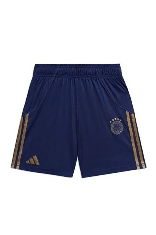 Детские шорты для девочек тканевые Adidas, Navy Blue