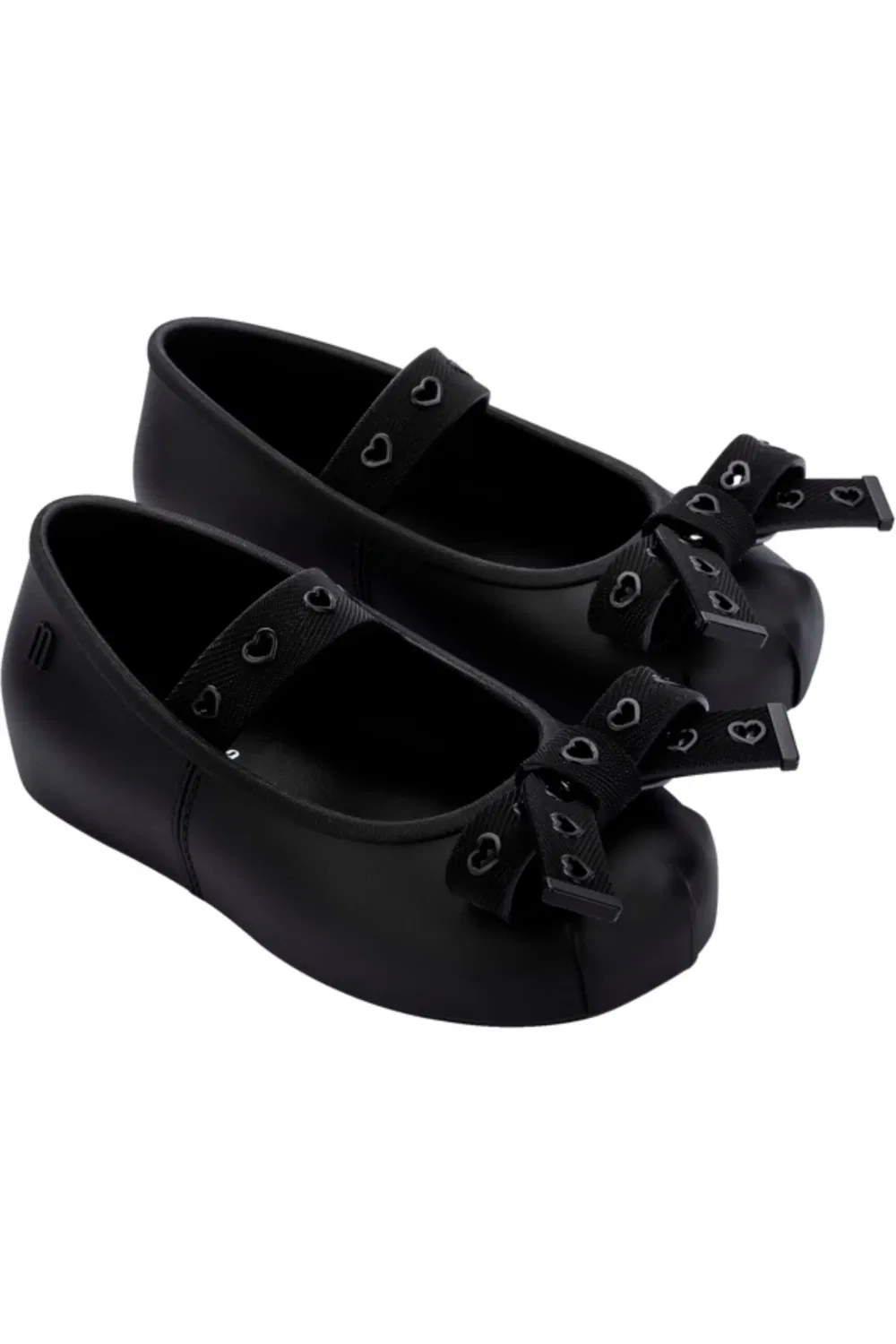 Туфли детские слипоны с бантом Mini Sophie Crush Mini Melissa, черный