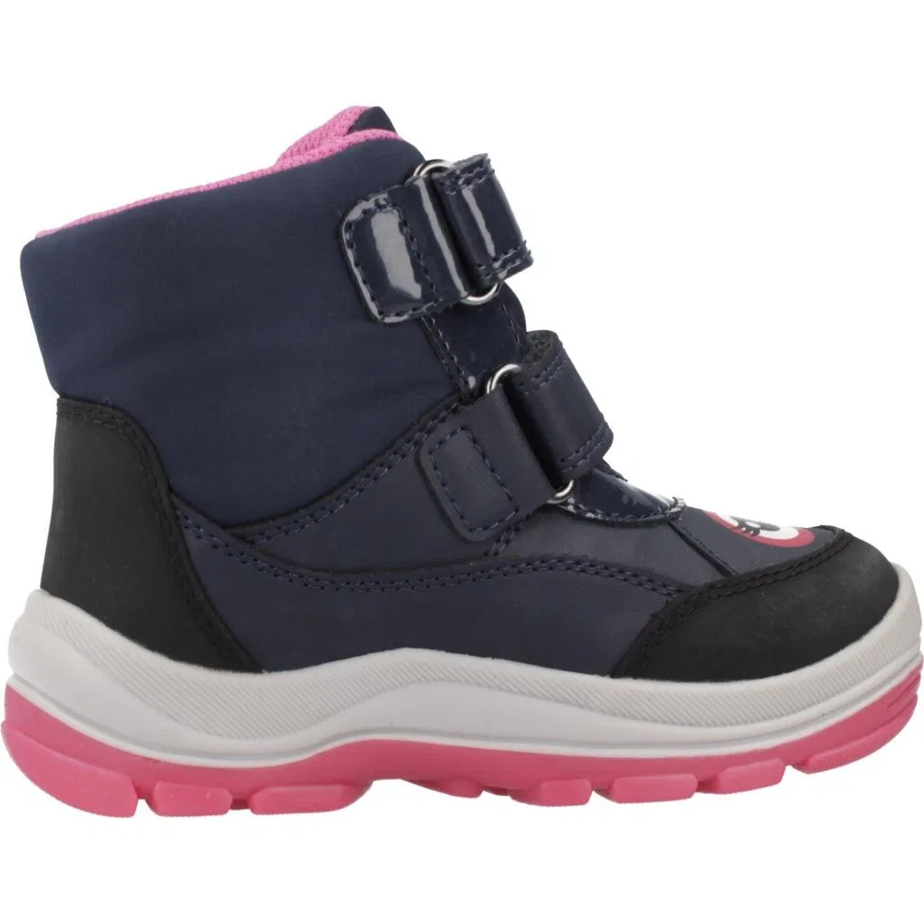 Детские сапоги Geox B Flanfil Girl B Abx, Цвет Blau Navyblau Fuchsienrosa — фото 4