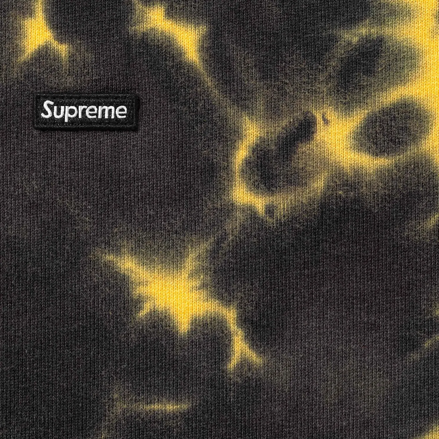 Свитшот с капюшоном на молнии с принтом Tie Dye Supreme, Green — фото 2