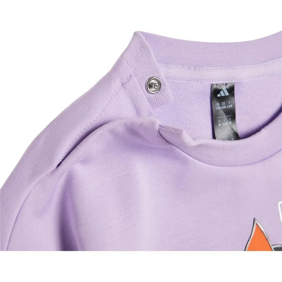 Комплект спортивного костюма с принтом Minnie Mouse adidas Disney, Фиолетовый — фото 3