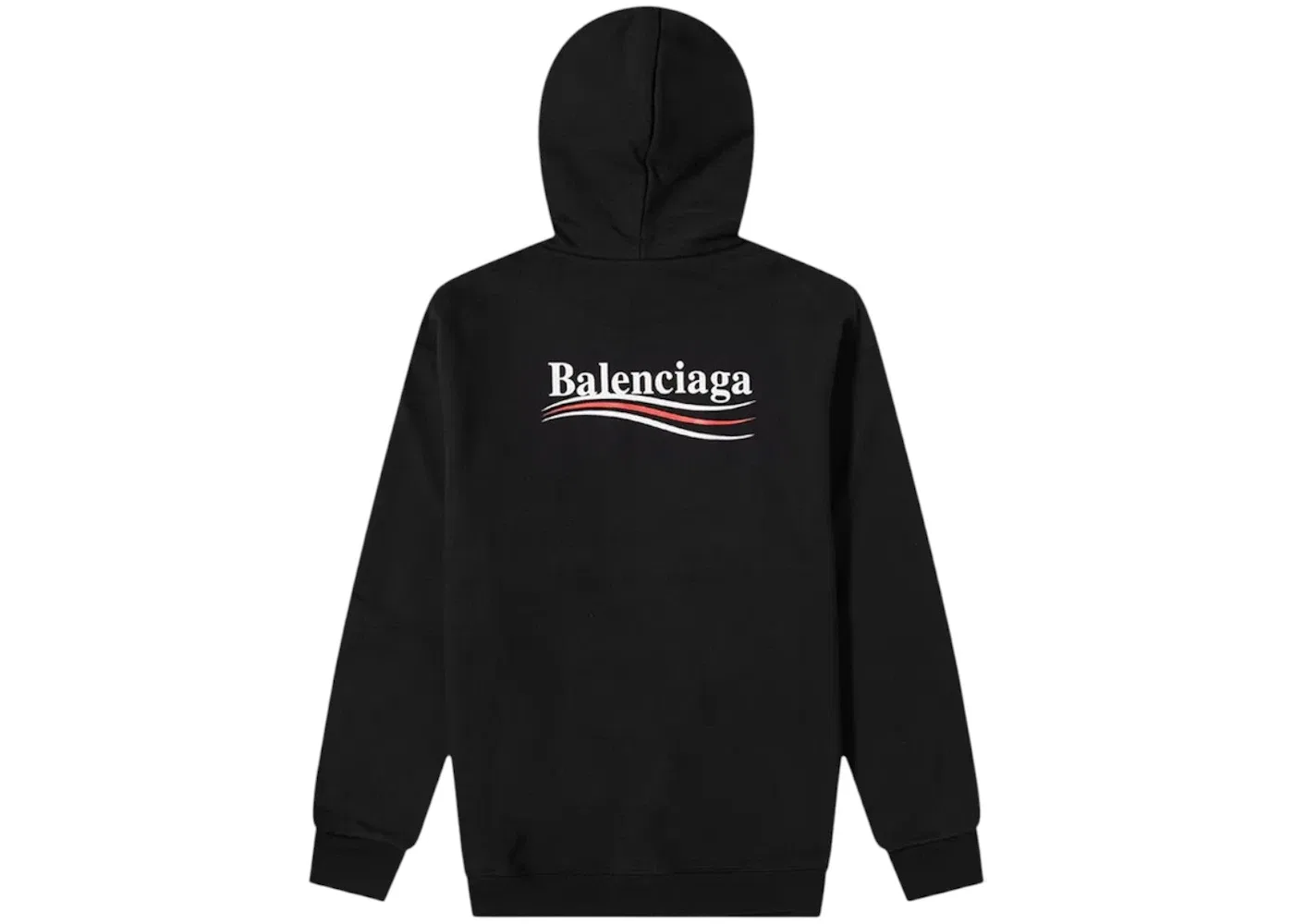 Женская худи с логотипом Balenciaga, Black