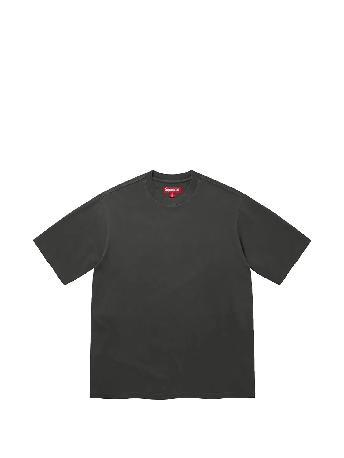 Футболка со стразами Supreme, серый