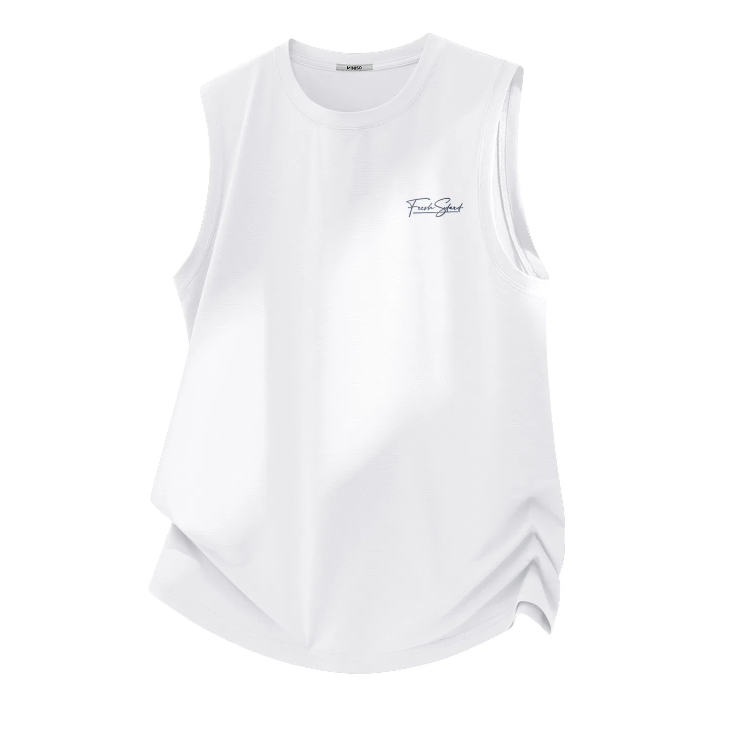 Детская майка без рукавов с логотипом MINISO, Dark Gray — фото 3