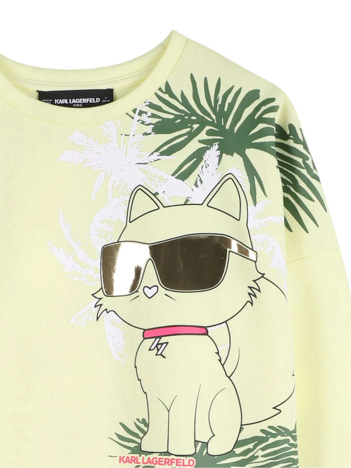 Толстовка стандартного кроя для девочки Karl Lagerfeld Kids, желтый — фото 3