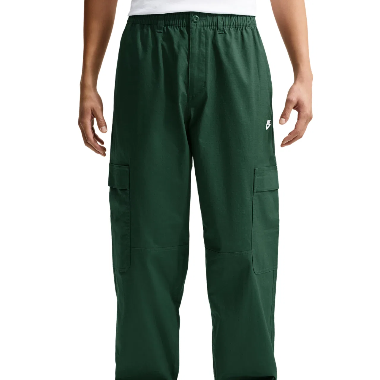 Мужские брюки карго свободного кроя Nike Club Woven Cargo Pants Collection, White Fir
