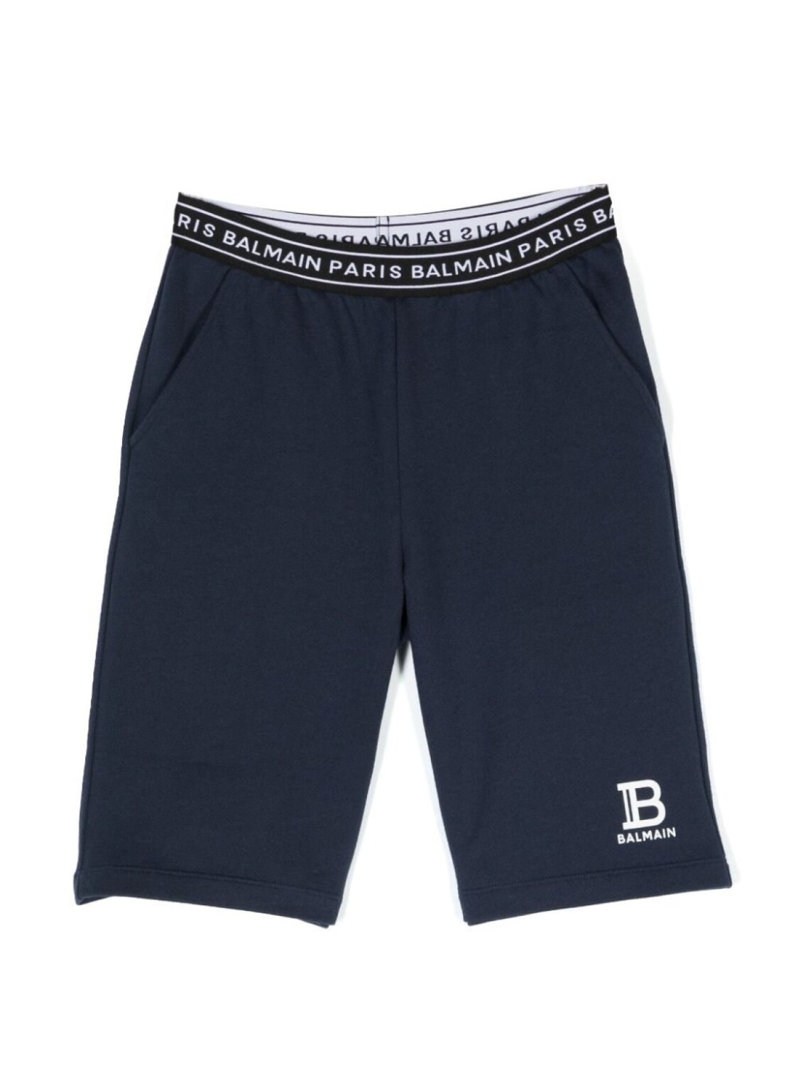 

Balmain Kids шорты с логотипом, синий