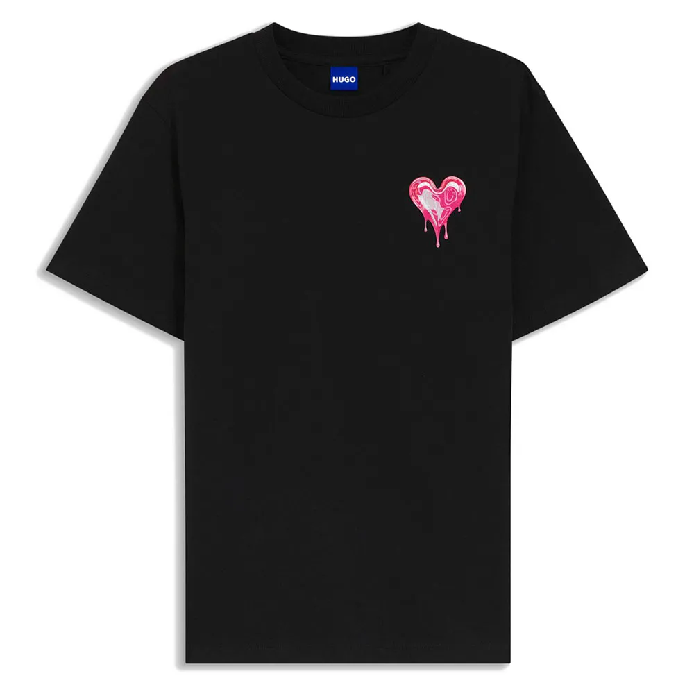 

Футболка HUGO Vintage 10268404 синего цвета, черный