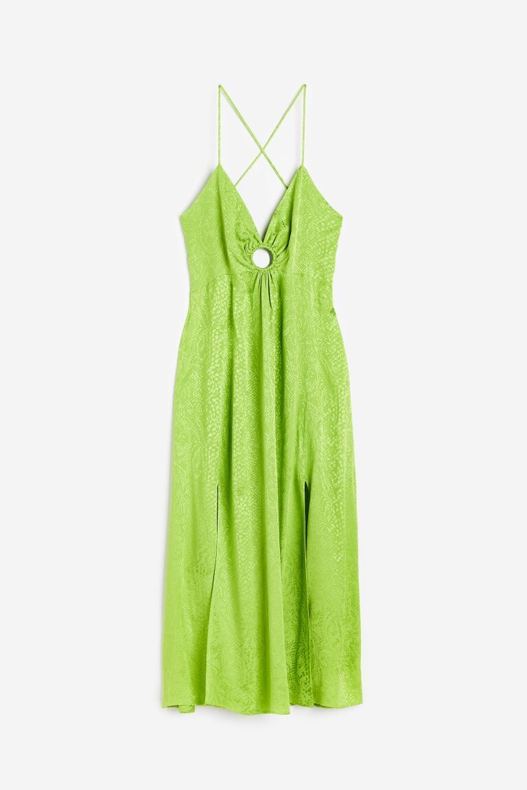 

Платье из жаккардовой ткани H&M, зеленый