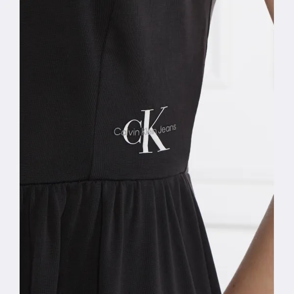 Комбинезон стандартного кроя до щиколотки Calvin Klein, черный — фото 4