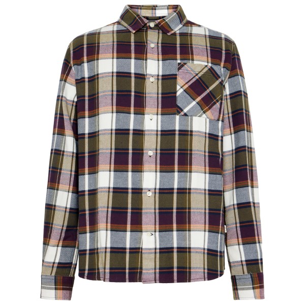 

Обычная легкая фланелевая клетчатая рубашка Knowledgecotton Apparel, синий