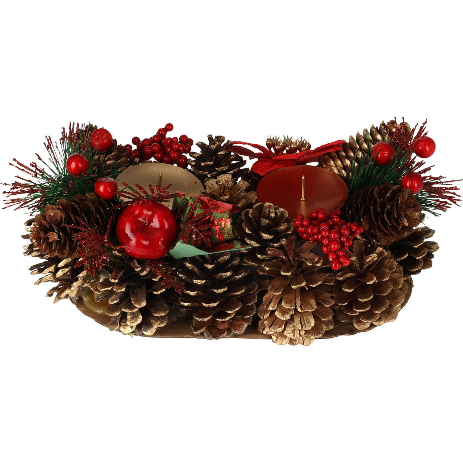 

Подсвечник Home Styling Collection, 26x8x16 см, коричневый