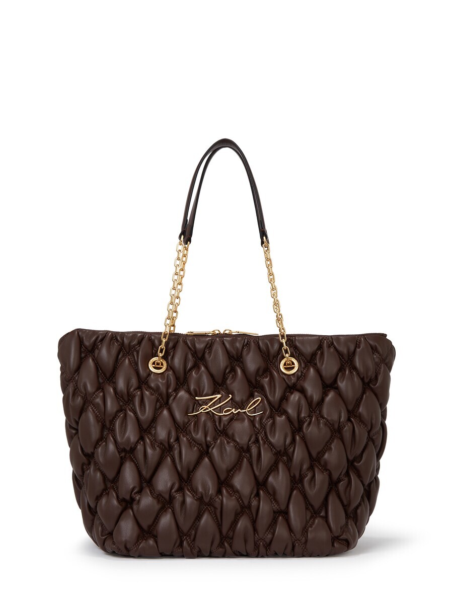 

Сумка Karl Lagerfeld Handbag Signature Kuilt, темно-коричневый