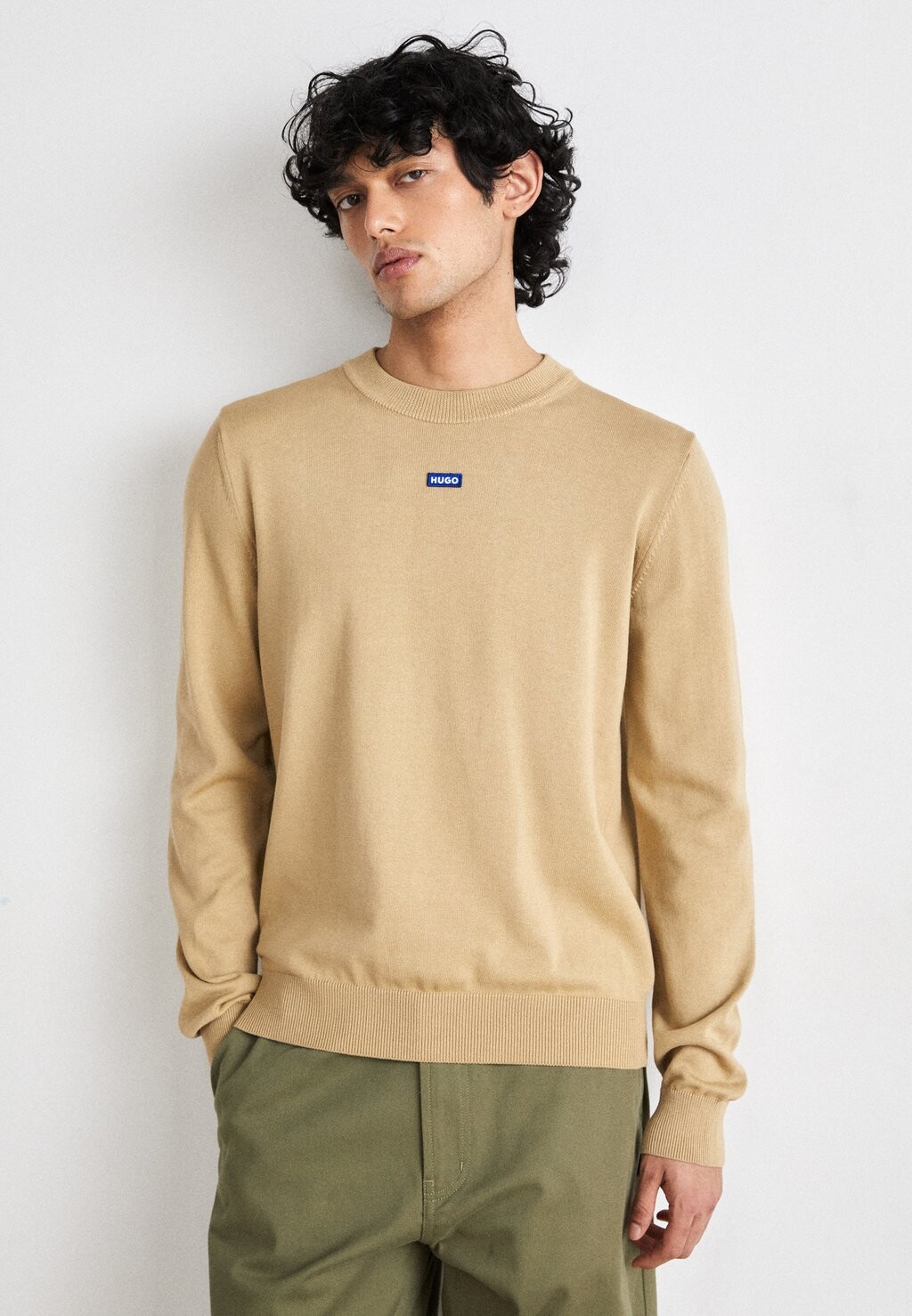 

Вязаный свитер SAN COSMO HUGO, цвет medium beige