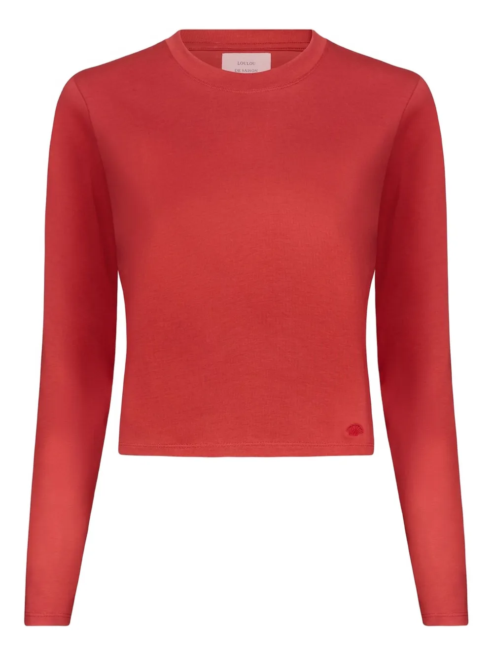 

Футболка Masal Lds с длинными рукавами и логотипом Loulou De Saison, красный