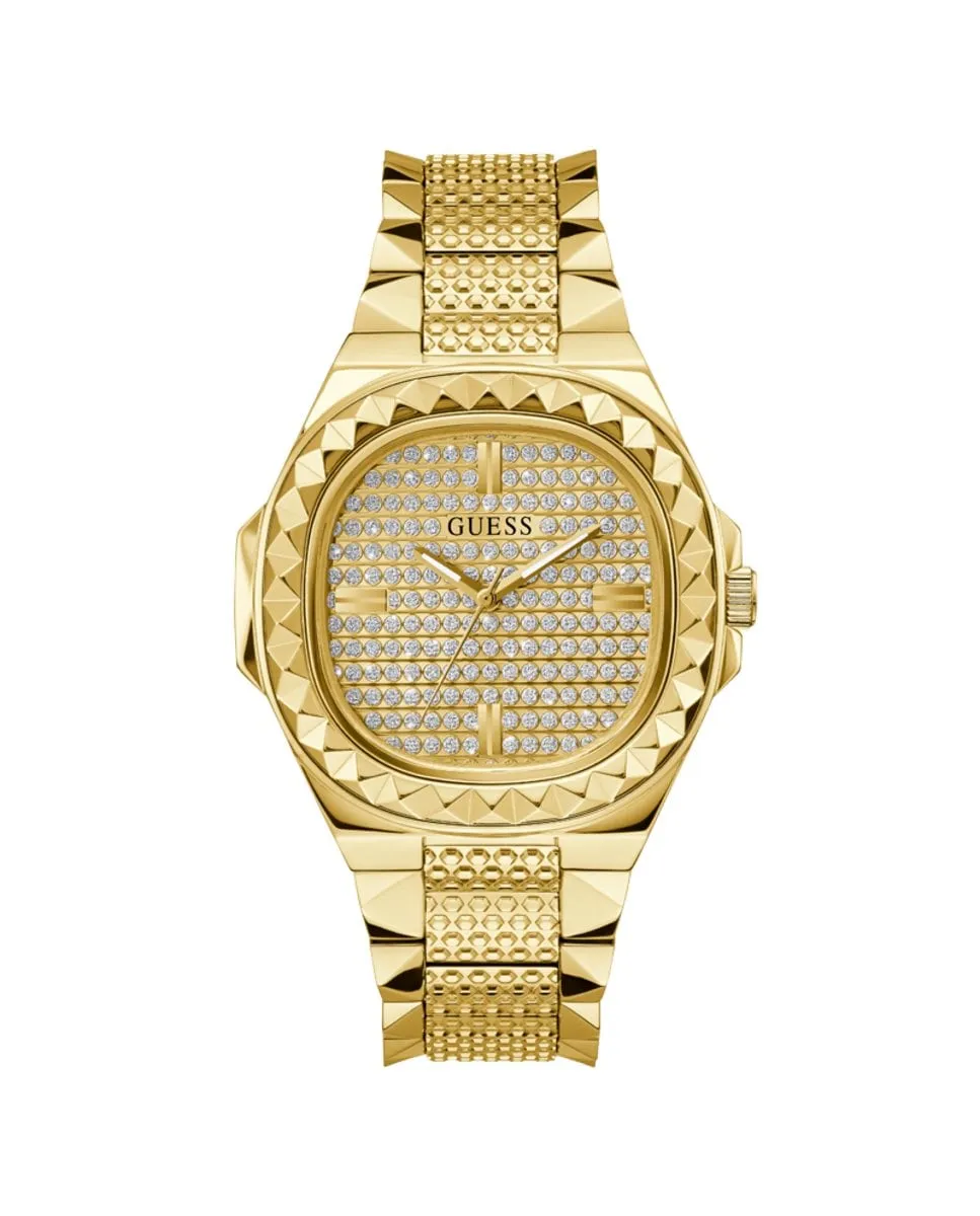 

Мужские часы Rebel GW0622G1 из стали с золотым ремешком Guess, золото