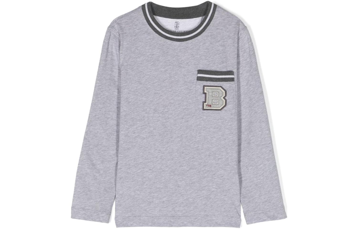 

Футболка детская серая Brunello Cucinelli