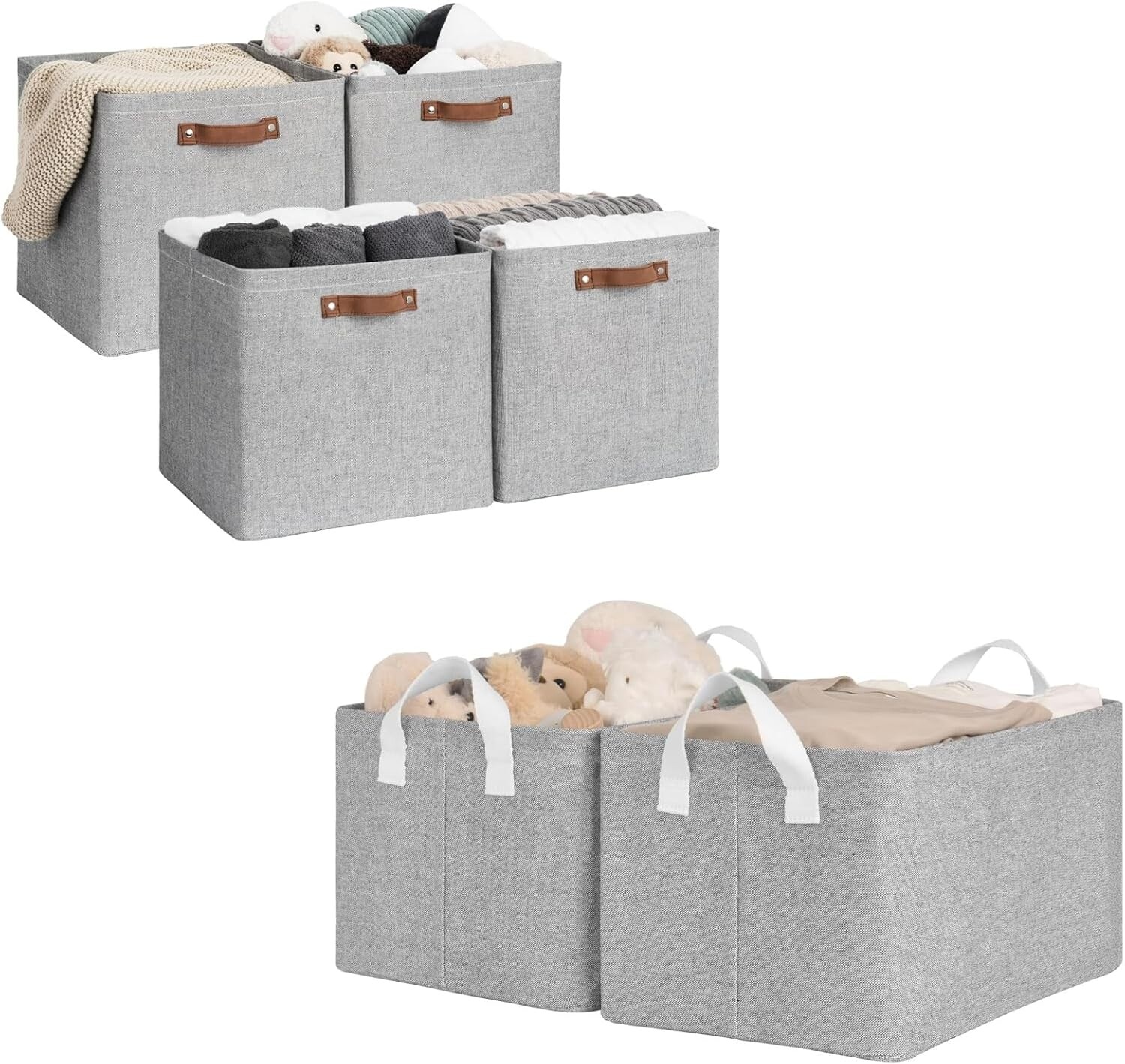 

Хранение Works Кубики для хранения 13х13, складные контейнеры для хранения, органайзер для шкафа, тканевый ящик для хранения, тканевые контейнеры для полок, корзины для хранения с металлическим каркасом StorageWorks