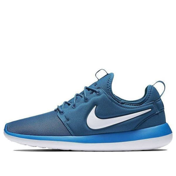 

Кроссовки roshe two минималистичные уютные низкие ретро Nike, синий