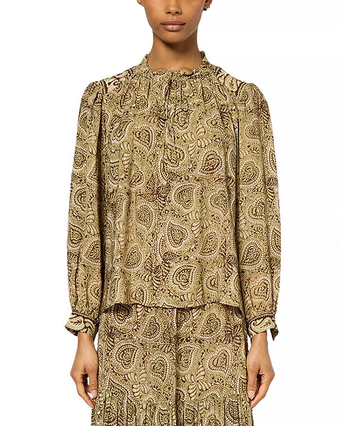 

Топ Ulyana Gerard Darel, коричневый/бежевый