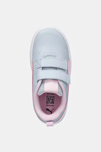 Кроссовки детские Courtflex V3 Puma, синий — фото 4