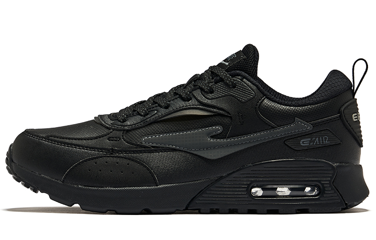 

Низкие кроссовки для бега мужские Jet Black Carbon Gray Erke