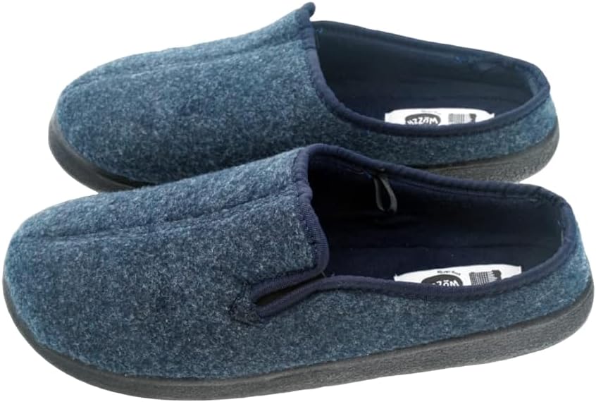 

Мужские тапочки WUZZA, переработанные, комфортные, мягкие, для дома и улицы, темно-синий