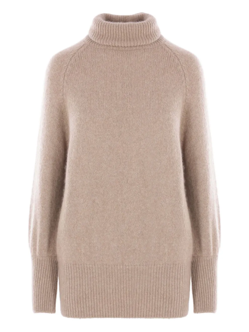 

Свитер с высоким воротником в рубчик Dusan, нейтральный