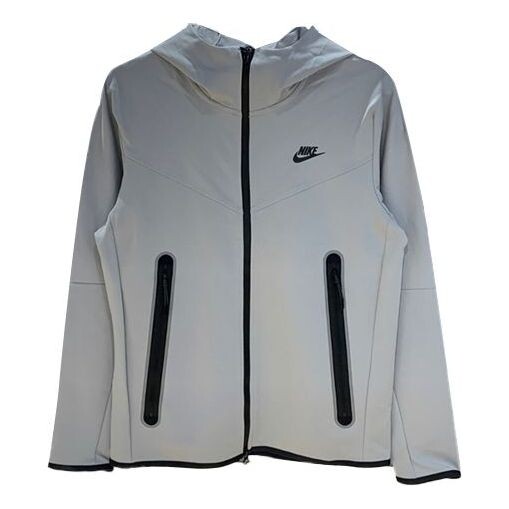 

Куртка hooded breathable windproof jacket silver Nike, серебряный