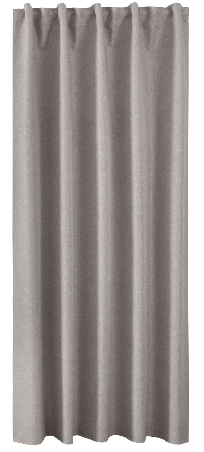 

Шторы curtain boston dark вxш Gardinenbox, серо-коричневый