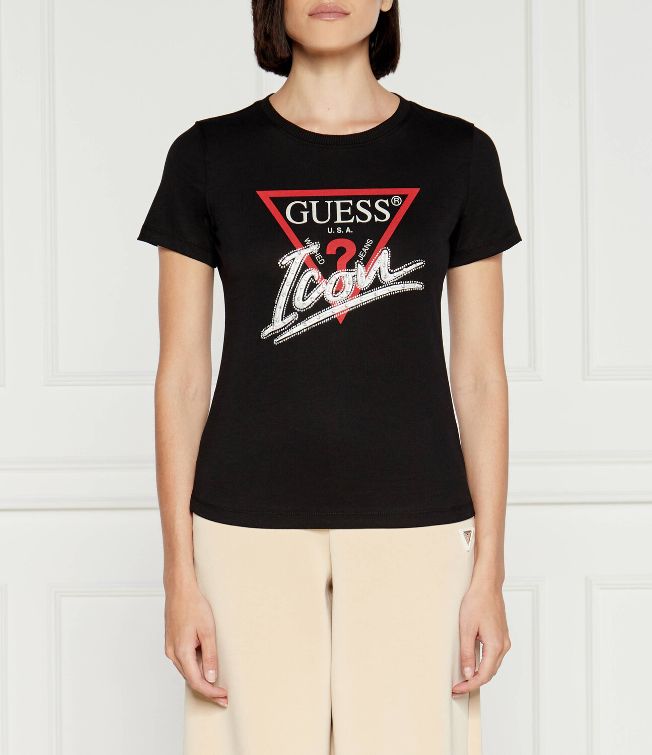 

Футболка GUESS Regular Fit, черный