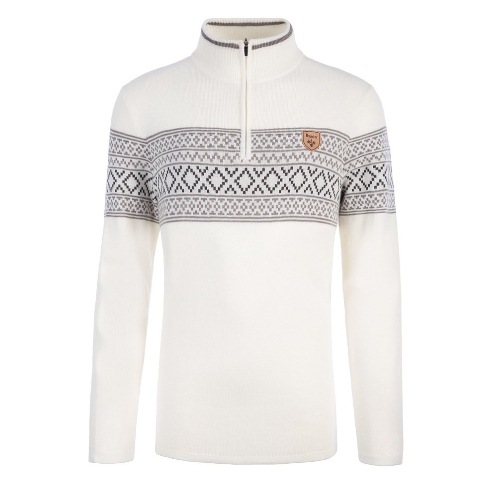 

Свитер Meister Pablo с застежкой-молнией до середины груди (мужской), Winter White/Twig/Charcoal