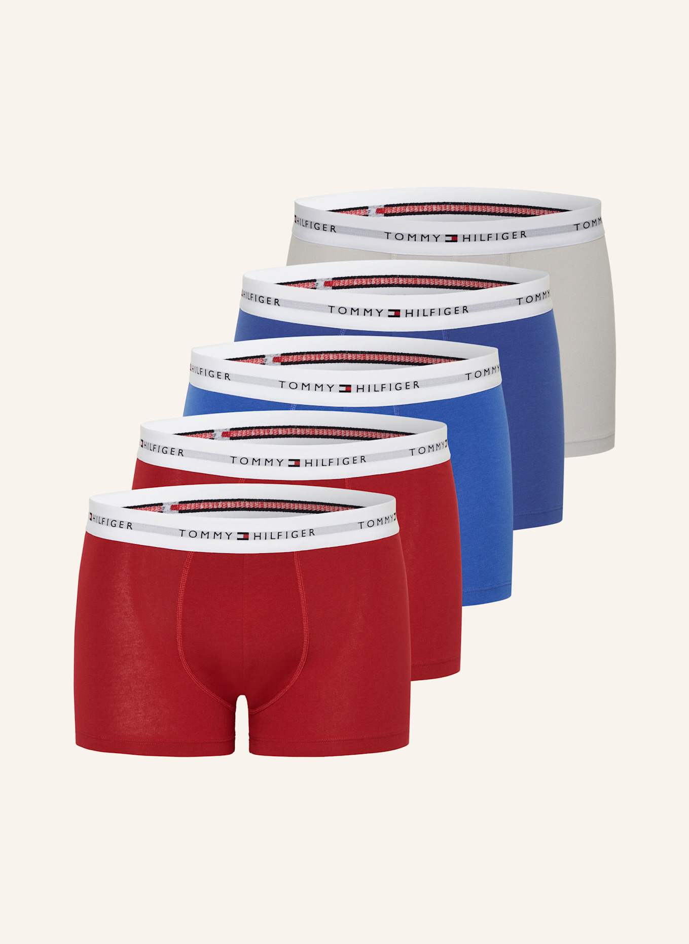 

5 пар трусов-боксеров Tommy Hilfiger, мультиколор