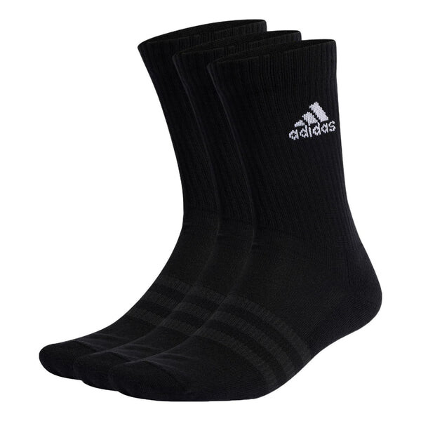 

Носки мягкие носки для экипажа 3 пары Adidas, черный