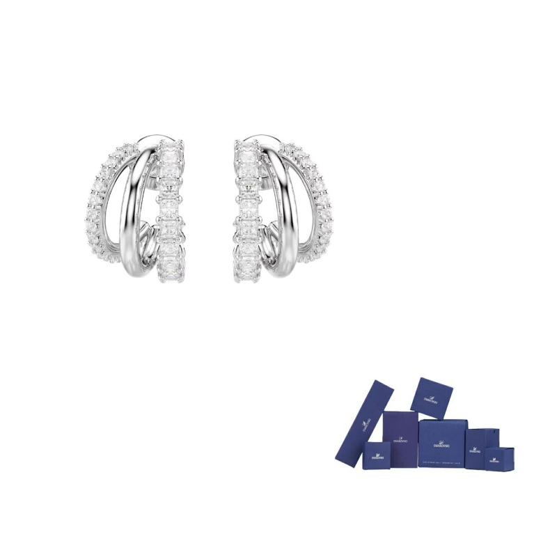 

Swarovski Серьги Hyperbola из синтетического фианита для женщин, белые