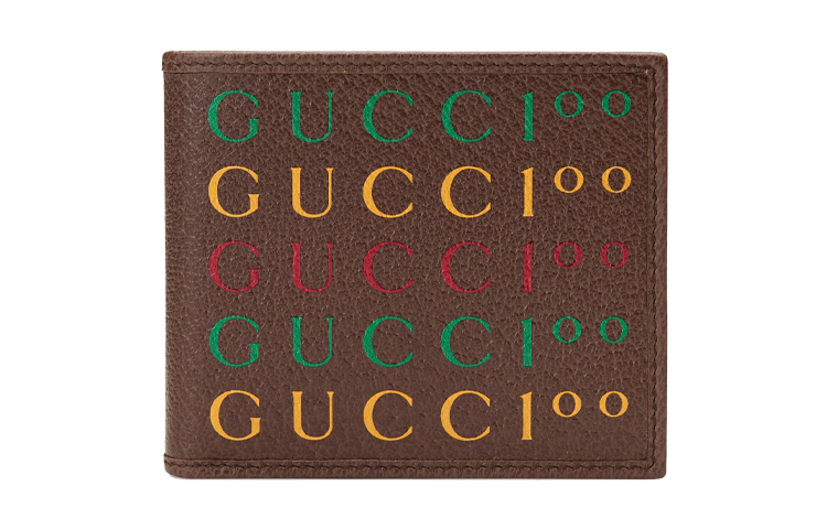 

Кожаный бумажник мужской коричневый GUCCI