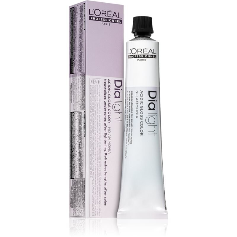 

L'Oréal Professionnel Dia Light стойкая краска для волос без аммиака оттенок 6.28 Biondo Scuro Irisé Moka 50 мл
