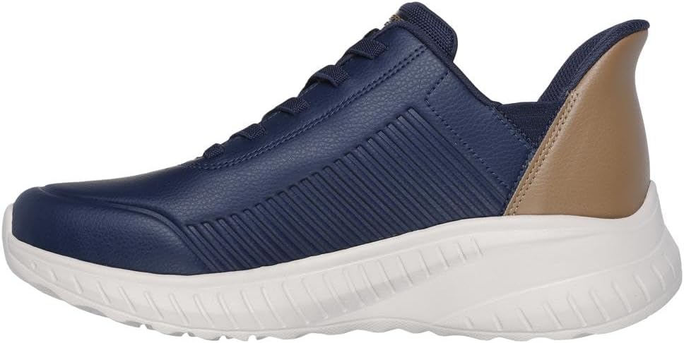 Мужские кроссовки Skechers Squad Chaos - слайпоны на резинке, темно-синий — фото 4