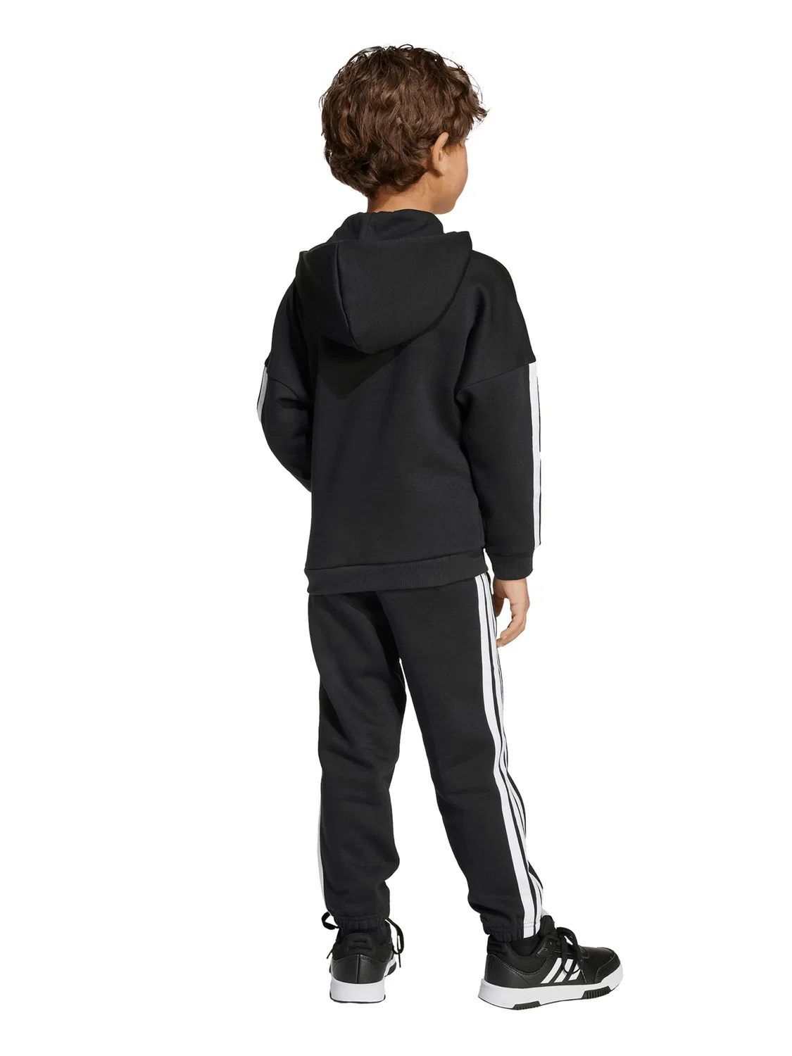 Спортивный костюм Adidas Sportswear Essentials черного цвета — фото 3