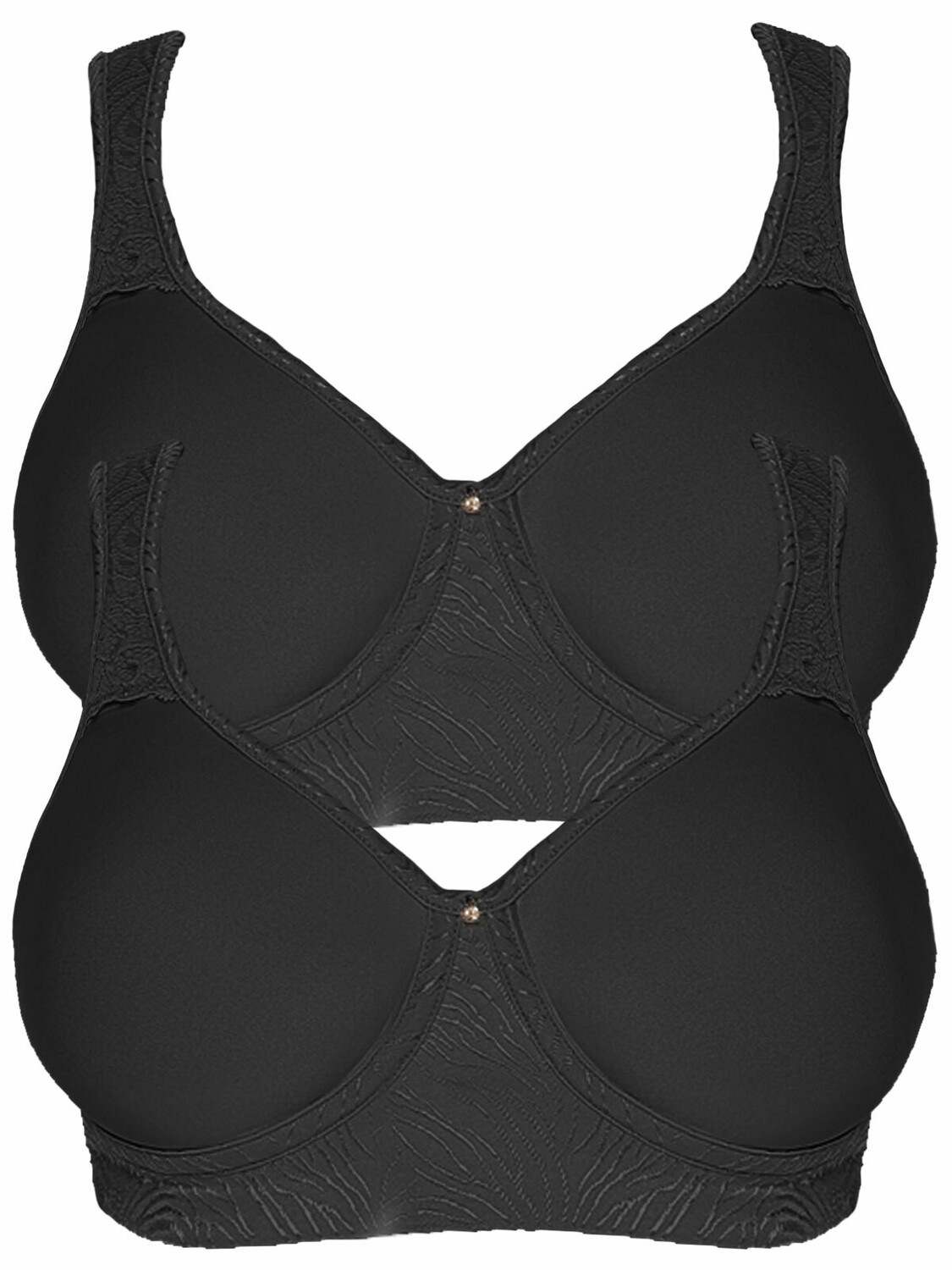 

Бюстгальтер без косточек Viania 2er Pack Spacer BH Marina, черный