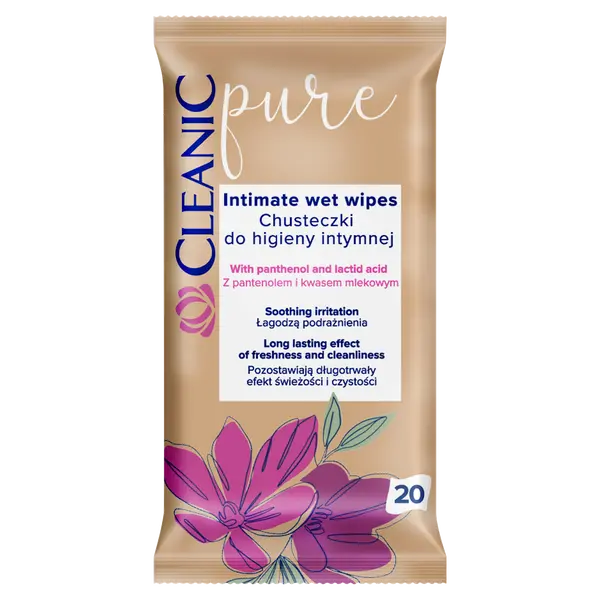 

Салфетки для интимной гигиены, 20 шт./1 уп. Cleanic Pure