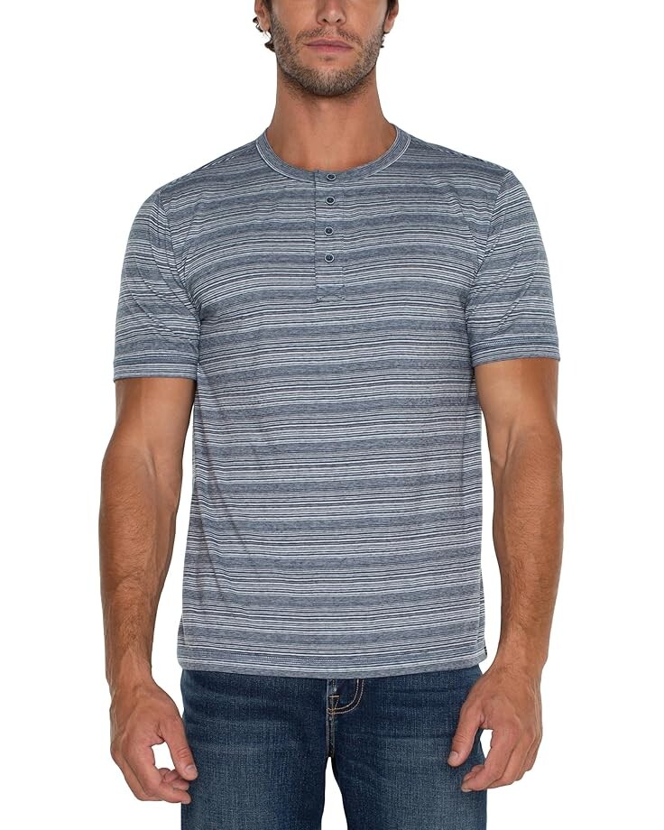 

Футболка Liverpool Los Angeles Henley, цвет White Blue Multi