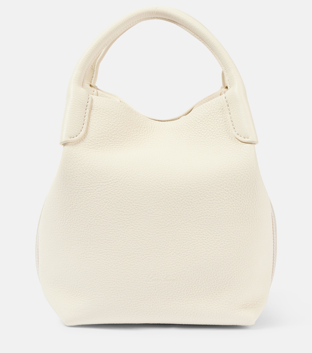

Сумка через плечо Bale Small из кожи Loro Piana, Whisper White