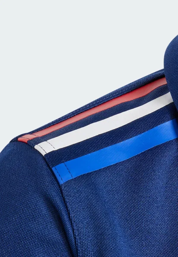 Футболка детская France rugby home kids national team wear Adidas Performance, темно-синий — фото 3