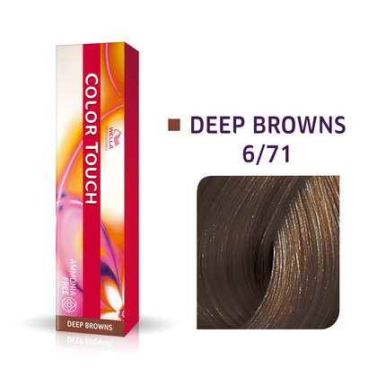 Wella Color Touch 6/71, полуперманентная краска для волос без аммиака 6/71 60 мл — фото 4