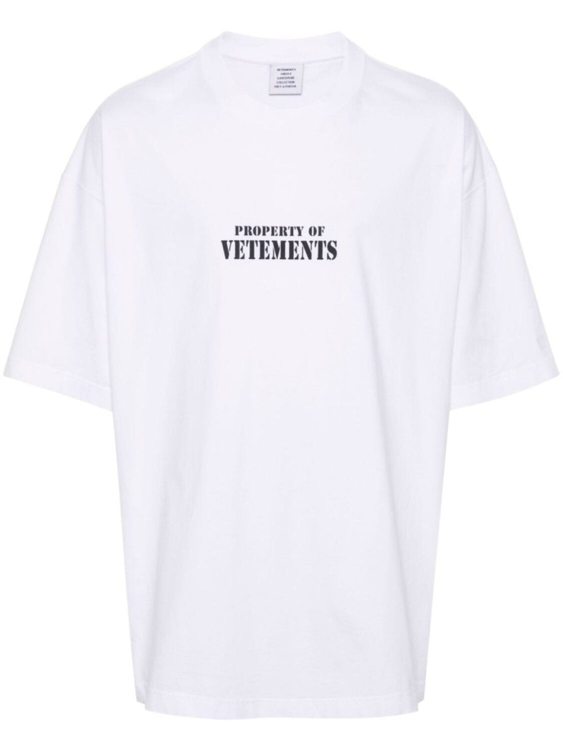 

VETEMENTS футболка с логотипом, белый