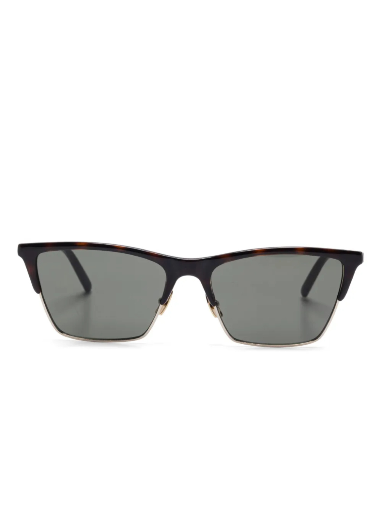

Солнцезащитные очки Saint Laurent Eyewear в квадратной оправе, коричневый