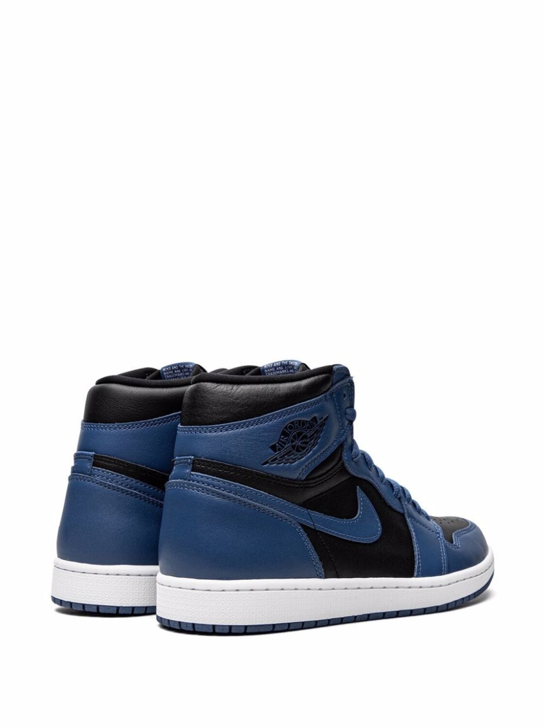 Кроссовки Air 1 High OG Dark Marina Blue Jordan, синий — фото 3
