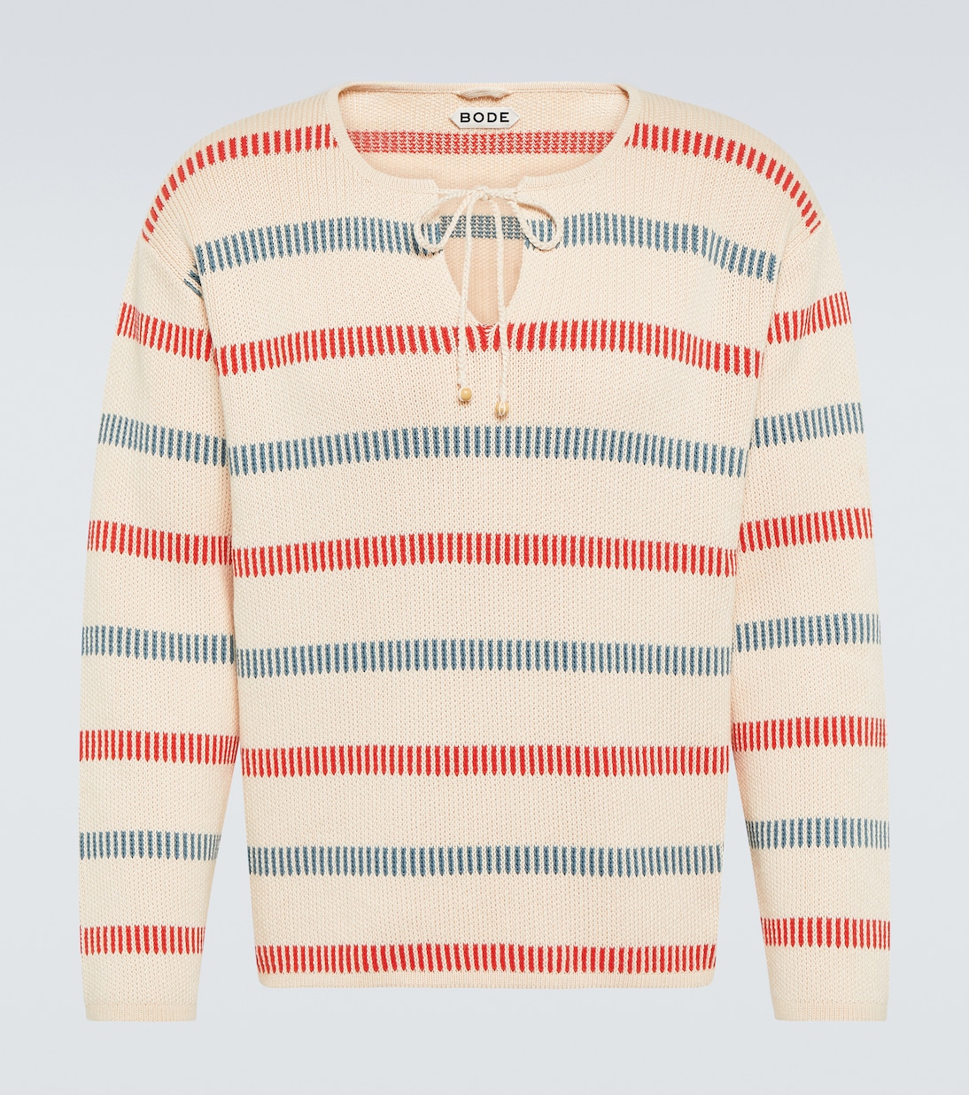 

Хлопковый свитер Bay Stripe Bode, красный